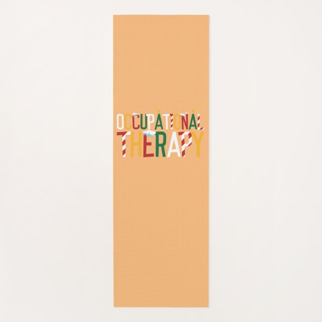 Weihnachtstherapie Yogamatte (Vorderseite)