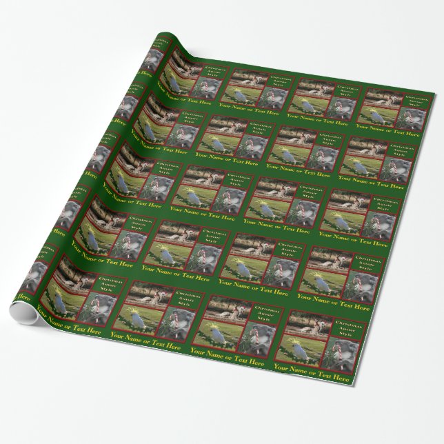 Weihnachtstier-Australier-Art Geschenkpapier (Ungerollt)