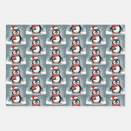 Weihnachtstiere Geschenkpapier Set