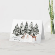 Weihnachtstiere Pinienwald