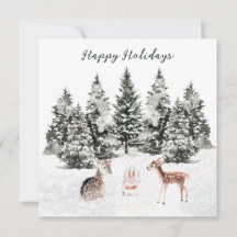 Weihnachtstiere Pinienwald