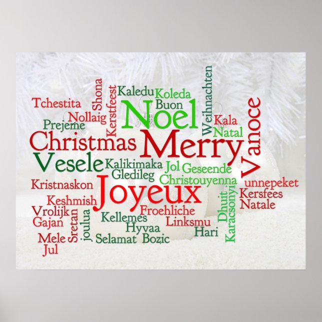 Weihnachtstipps rund um die Welt Poster (Vorne)
