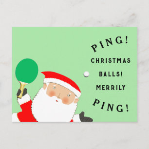 Weihnachtstisch Postkarte