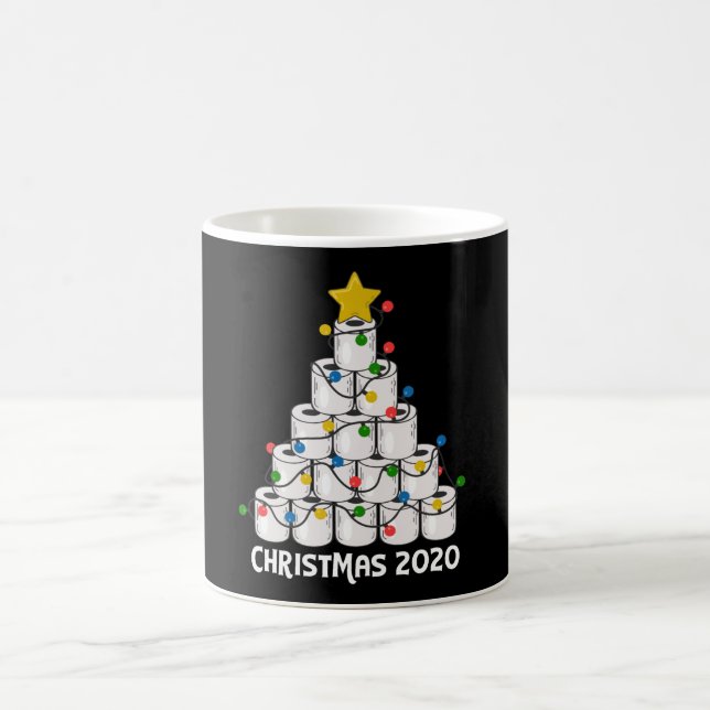 Weihnachtstoilettenpapier Baum Funny Geschenk Kaffeetasse (Mittel)