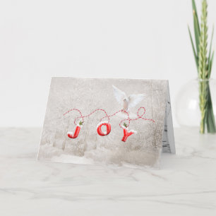 Weihnachtstove mit Freude Karte