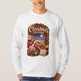 Weihnachtsträume – Magische Vintage-Weihnachtsstim T-Shirt