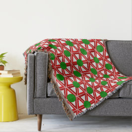 Weihnachtstriangle Quilt Decke