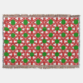 Weihnachtstriangle Quilt Decke