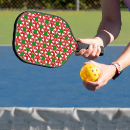 Weihnachtstriangle Quilt Pickleball Schläger
