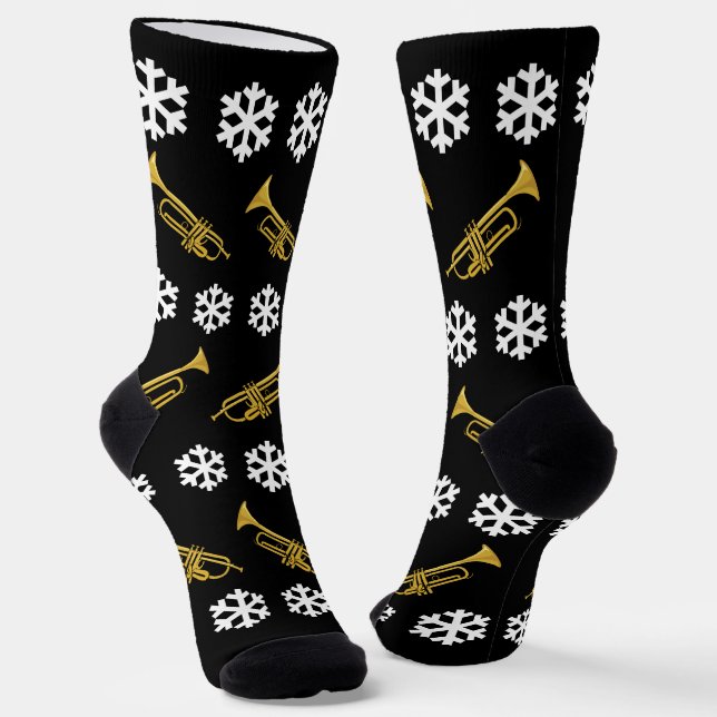 Weihnachtstrompeter Marching Band Socken (Gewinkelt)