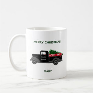 Weihnachtstruck im Vintage-Stil für die Nordpol-Li Kaffeetasse