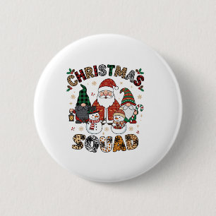 Weihnachtstrupp Weihnachtsmann Gnome Schneemänner Button