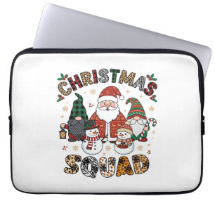 Weihnachtstrupp Weihnachtsmann Gnome Schneemänner Laptopschutzhülle