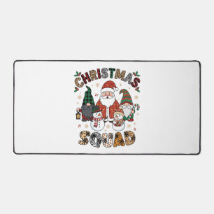 Weihnachtstrupp Weihnachtsmann Gnome Schneemänner Schreibtischunterlage