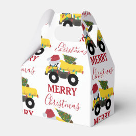 Weihnachtstumpf LKW-Baumaschinen Geschenkschachtel