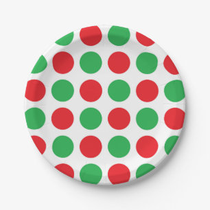 WeihnachtsTupfen Pappteller