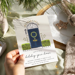 Weihnachtstür der Marine Ferienhaus Einladung