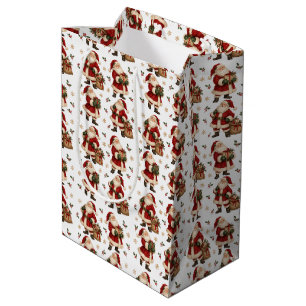 Weihnachtstüte aus Santa's Woodland Post in mittle Mittlere Geschenktüte