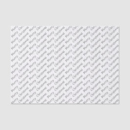 Weihnachtstypografie Schwarz auf Weißzettelpapier Seidenpapier