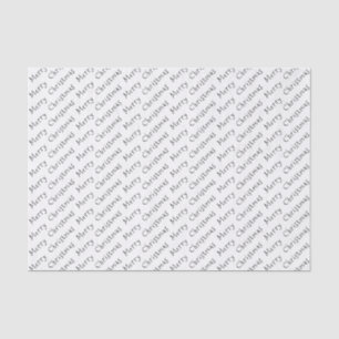 Weihnachtstypografie Schwarz auf Weißzettelpapier Seidenpapier