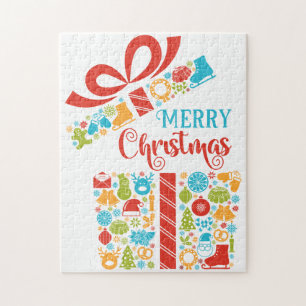 Weihnachtsüberraschungsbox Puzzle