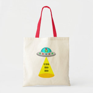 WeihnachtsUFO Ho Alien fliegende Untertasse Tragetasche