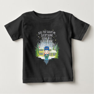 Weihnachtsurlaub Außenbeleuchtung Baby T-shirt