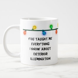 Weihnachtsurlaub Quote Tasse Weihnachtslicht