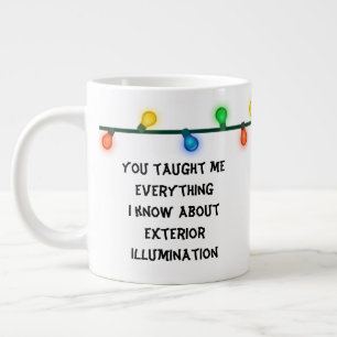 Weihnachtsurlaub Quote Tasse Weihnachtslicht
