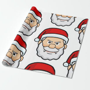 Weihnachtsvampir santa geschenkpapier