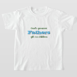 Weihnachtsvater Gottes bestes Geschenk an Kinder T-Shirt