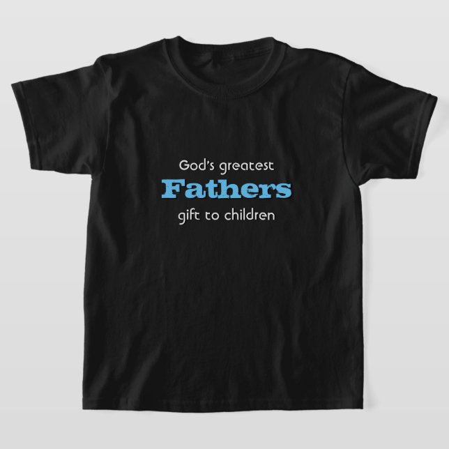 Weihnachtsvater Gottes bestes Geschenk an Kinder T-Shirt (Ablage )
