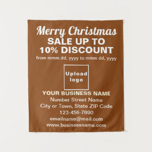 Weihnachtsverkauf auf Braunband Wandteppich