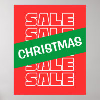 Weihnachtsverkauf, Einzelhandel Unterschrift, Verk