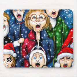 Weihnachtsverkehr Mousepad