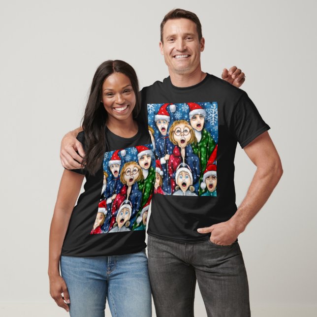 Weihnachtsverkehr T-Shirt (Unisex)