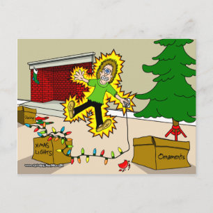 Weihnachtsverletzungen Postkarte