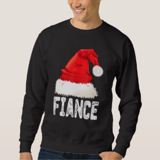 Weihnachtsverlobter Santa Hut Xmas passende Famili Sweatshirt