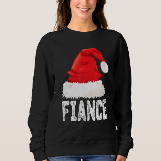 Weihnachtsverlobter Santa Hut Xmas passende Famili Sweatshirt