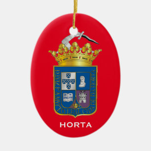 Weihnachtsverzierung Azoren Horta Faial Keramik Ornament