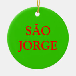 Weihnachtsverzierung Azoren SÃO JORGE Keramikornament