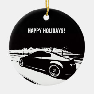 Weihnachtsverzierung des Coupé-G35 Keramikornament