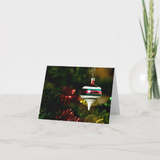 Weihnachtsverzierung (freier Raum) Feiertagskarte