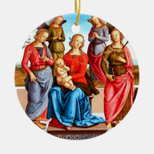 Weihnachtsverzierung Keramik Ornament