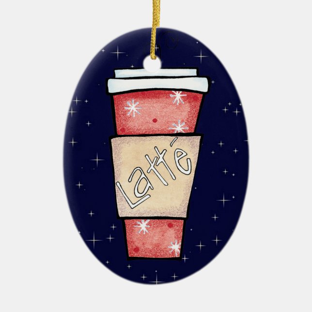 Weihnachtsverzierung Keramikornament (Vorne)