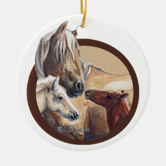 Weihnachtsverzierung: Korona und die Kinder 2012 Keramikornament