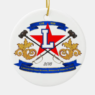 Weihnachtsverzierung Lafayettesprache-u. Keramik Ornament