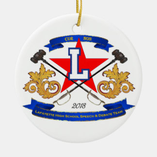 Weihnachtsverzierung Lafayettesprache-u. Keramik Ornament