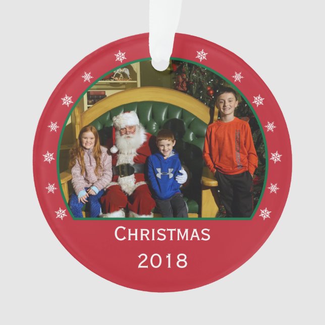 Weihnachtsverzierung Ornament (Vorderseite)