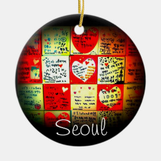 Weihnachtsverzierung Seouls, Südkorea Keramik Ornament